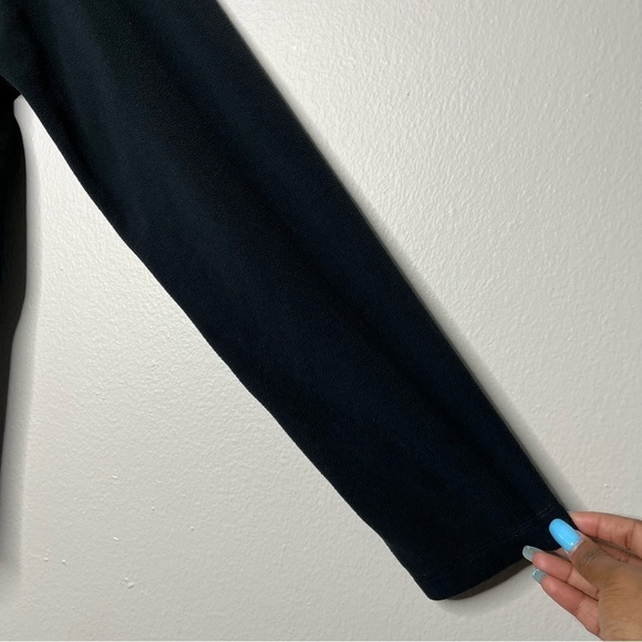 Eddie Bauer Men Cloud Layer Pro 1/4-Zip Pullover Sweater Large Black Zip Pocket - Picture 5 of 13